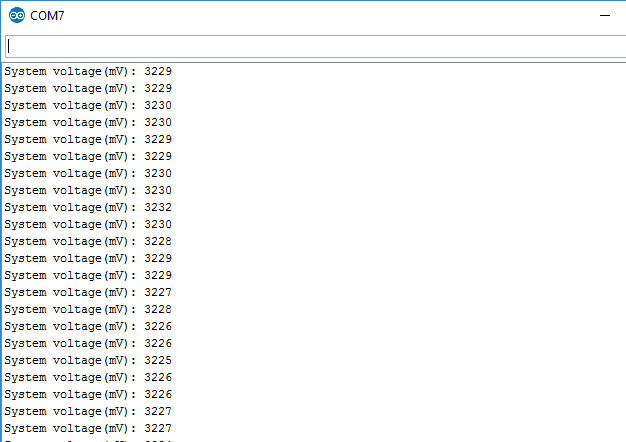 Arduino Output window